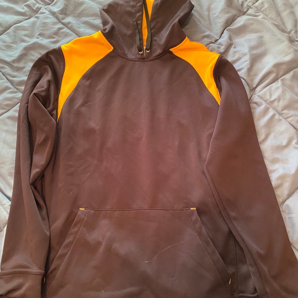 Boombah - black and yellow pullover hoodie -